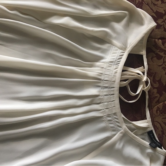 Banana Republic Cream Long Sleeve Peasant Blouse Size XS - Picture 3 of 12